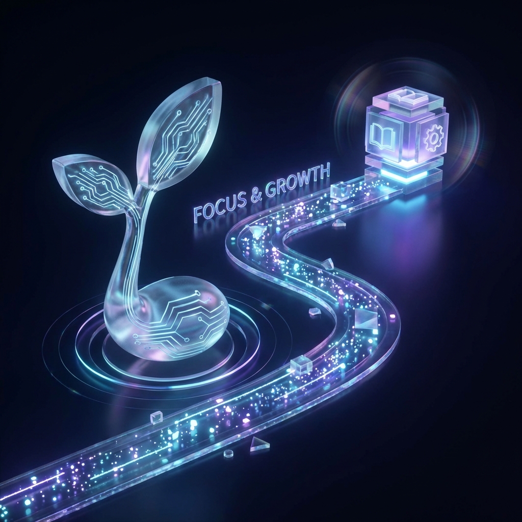 Growth and focus digital art